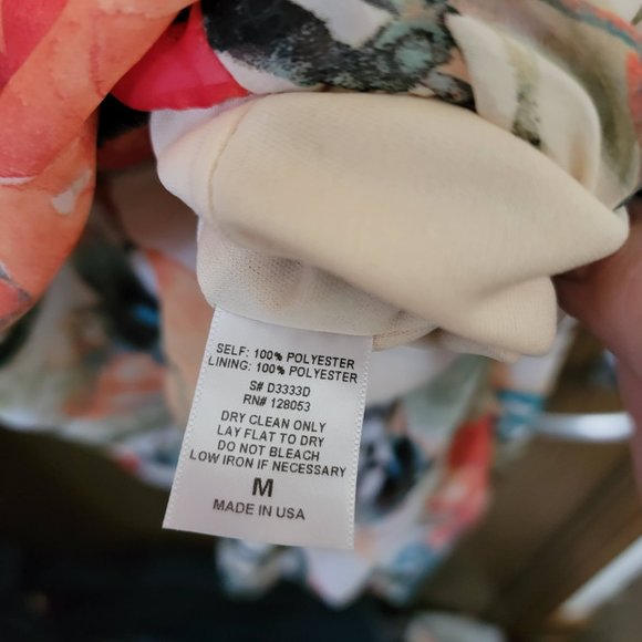 Gorgeous Beautiful Autumn Fall Florals Potters Pot Dress Size Medium - Picture 9 of 12